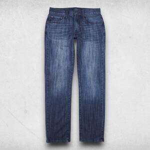 Lucky Brand Jeans Men 30x32 Dk Blue 221 Original Straight 5-Pocket Streetwear